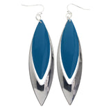 Mi Amore Dangle-Earrings Blue/Silver-Tone