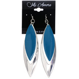 Mi Amore Dangle-Earrings Blue/Silver-Tone