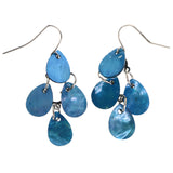 Mi Amore Chandelier-Earrings Blue/Silver-Tone