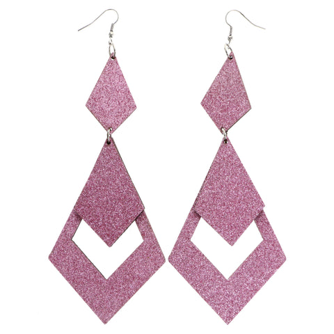 Mi Amore Dangle-Earrings Pink