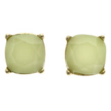 Mi Amore Stud-Earrings Green/Gold-Tone