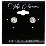 Mi Amore Stud-Earrings Silver-Tone