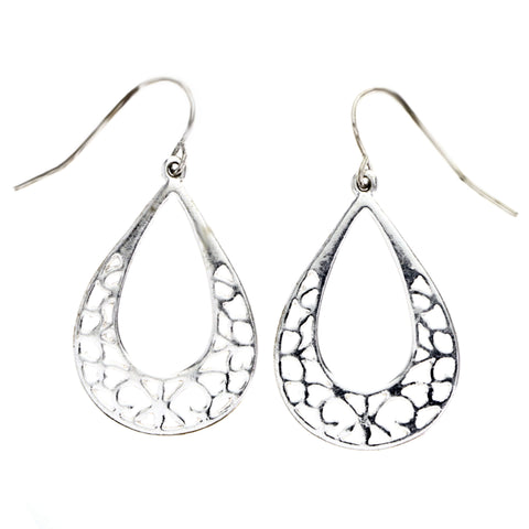 Mi Amore Dangle-Earrings Silver-Tone