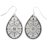 Mi Amore Dangle-Earrings Silver-Tone