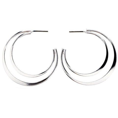 Mi Amore Dangle-Earrings Silver-Tone