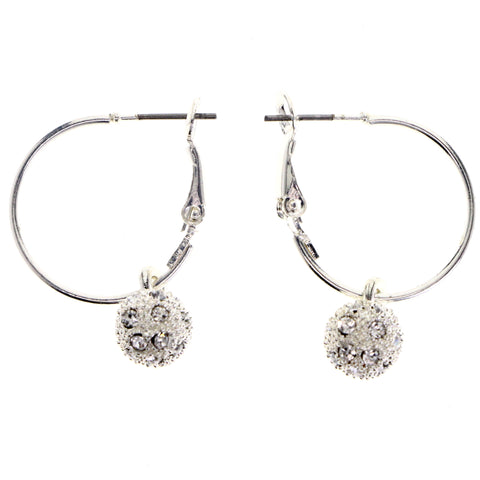 Mi Amore Hoop-Earrings Silver-Tone