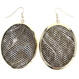 Mi Amore Dangle-Earrings Gold-Tone/White