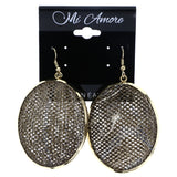 Mi Amore Dangle-Earrings Gold-Tone/White