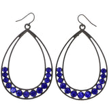 Mi Amore Dangle-Earrings Blue/Dark-Silver