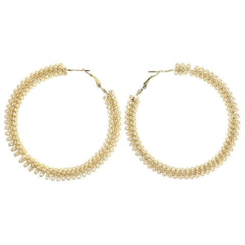 Mi Amore Hoop-Earrings Gold-Tone