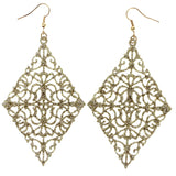Mi Amore Dangle-Earrings Gold-Tone