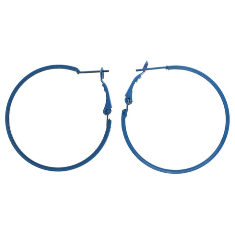 Mi Amore Hoop-Earrings Blue/White