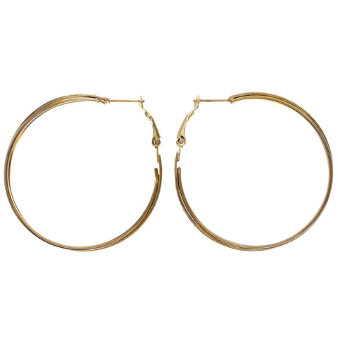 Mi Amore Hoop-Earrings Gold-Tone