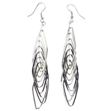 Mi Amore Dangle-Earrings Silver-Tone