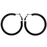 Mi Amore Hoop-Earrings Black