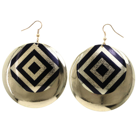 Mi Amore Dangle-Earrings Gold-Tone/Black