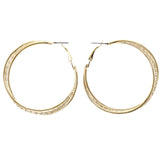 Mi Amore Hoop-Earrings Gold-Tone