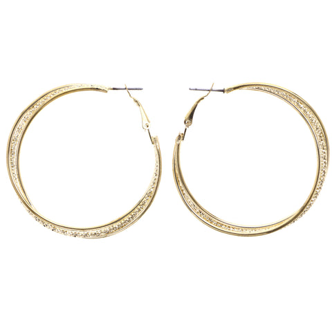 Mi Amore Hoop-Earrings Gold-Tone