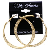 Mi Amore Hoop-Earrings Gold-Tone