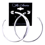 Mi Amore Dangle-Earrings Silver-Tone