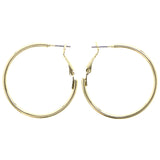 Mi Amore Simple Hoop-Earrings Gold-Tone
