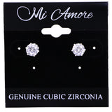 Mi Amore Stud-Earrings Silver-Tone