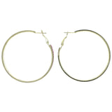 Mi Amore Hoop-Earrings Pink/Gold-Tone
