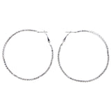 Mi Amore Hoop-Earrings Silver-Tone