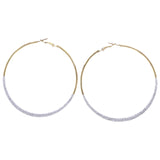 Mi Amore Hoop-Earrings Silver-Tone/Gold-Tone