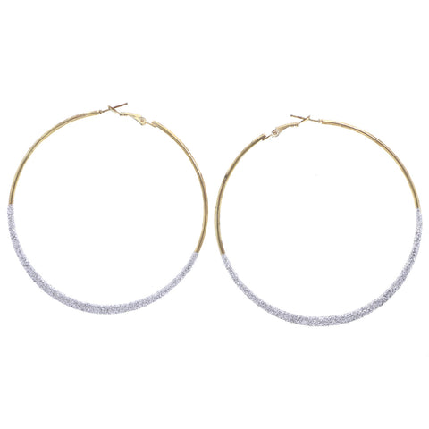 Mi Amore Hoop-Earrings Silver-Tone/Gold-Tone