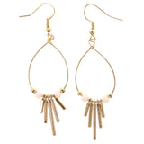 Mi Amore Dangle-Earrings Gold-Tone/White