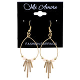 Mi Amore Dangle-Earrings Gold-Tone/White