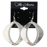 Mi Amore Dangle-Earrings Silver-Tone