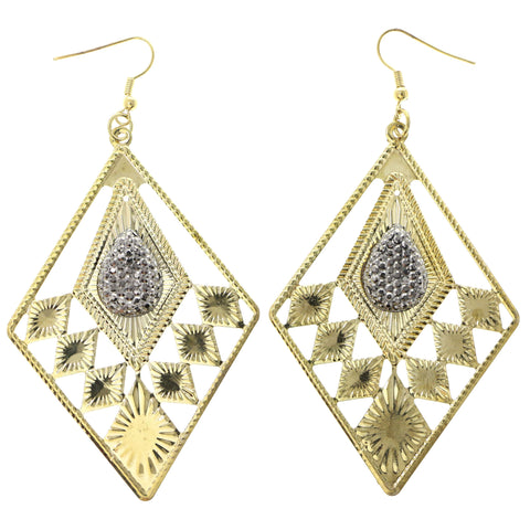 Mi Amore Dangle-Earrings Gold-Tone/Silver-Tone