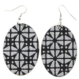 Mi Amore Dangle-Earrings Silver-Tone/Black
