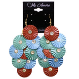 Mi Amore Dangle-Earrings Multicolor/Gold-Tone