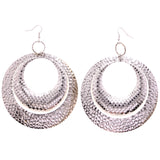Mi Amore Dangle-Earrings Silver-Tone