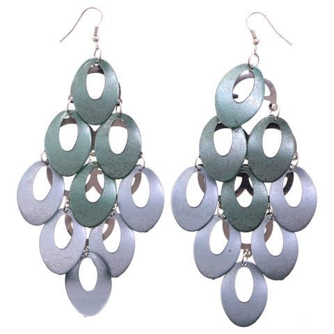 Mi Amore Dangle-Earrings Green/Blue