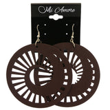 Mi Amore Dangle-Earrings Brown