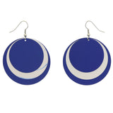 Mi Amore Dangle-Earrings Blue/White