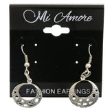 Mi Amore Drop-Dangle-Earrings Silver-Tone