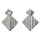 Mi Amore Drop-Dangle-Earrings Silver-Tone
