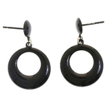 Mi Amore Drop-Dangle-Earrings Black