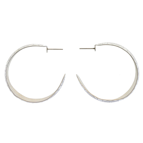 Mi Amore Dangle-Earrings Silver-Tone/White