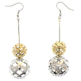 Mi Amore Dangle-Earrings Silver-Tone/Gold-Tone