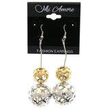 Mi Amore Dangle-Earrings Silver-Tone/Gold-Tone