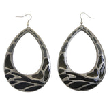 Mi Amore Dangle-Earrings Silver-Tone/Gray