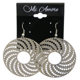 Mi Amore Dangle-Earrings Silver-Tone