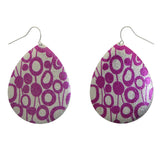 Mi Amore Dangle-Earrings Silver-Tone/Pink