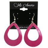 Mi Amore Dangle-Earrings Pink/Silver-Tone